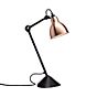 DCW Lampe Gras No 205 Lampe de table noire cuivre/blanc
