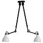 DCW Lampe Gras No 302 Double Hanglamp polycarbonaat, wit