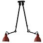 DCW Lampe Gras No 302 Double Hanglamp rood