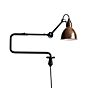 DCW Lampe Gras No 303, lámpara de pared cobre rústico/blanco
