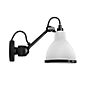 DCW Lampe Gras No 304 Bathroom Wandlamp zwart/polycarbonaat, wit
