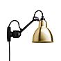 DCW Lampe Gras No 304 CA Lampada da parete nera ottone
