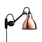 DCW Lampe Gras No 304 CA, lámpara de pared negra cobre