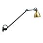 DCW Lampe Gras No 304 L 60 Wall light black brass