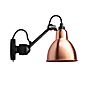 DCW Lampe Gras No 304 SW, lámpara de pared negra cobre