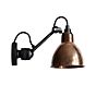 DCW Lampe Gras No 304, lámpara de pared negra cobre rústico