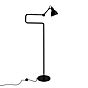 DCW Lampe Gras No 411, lámpara de pie negro