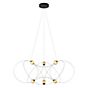 DCW Munari Chandelier LED 6 lamps black - pre-mounted