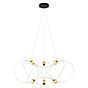 DCW Munari Chandelier LED 6 lamps gold - pre-mounted