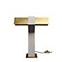 DCW Tau Table Lamp LED grey/brass