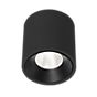 Delta Light Boxy XL Plafonnier LED ronde noir - 2.700 K