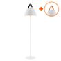 Design for the People Strap Floor Lamp white