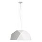 Fabbian Crio, lámpara de suspensión blanco, ø115 cm