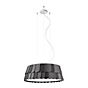Fabbian Roofer, lámpara de suspensión negro - ø60 cm