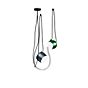Flos Aim and Aim Small Mix LED 2 Lamps steel blue/green, small , discontinued product