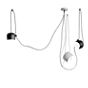 Flos Aim and Aim Small Mix LED 3 Lamps white/black, small
