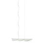 Flos Almendra Linear S3 Suspension LED 3 foyers blanc