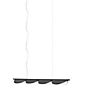 Flos Almendra Linear S4 Suspension LED 4 foyers anthracite