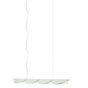 Flos Almendra Linear S4 Suspension LED 4 foyers blanc