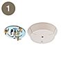 Flos Spare parts for Romeo Soft S2 No. 1, ceiling rose, complete with ceiling mount