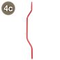 Flos Piezas de repuesto para Parentesi pieza n.º 4c: tubo rojo