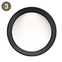 Flos Spare parts for Wan wall-/ceiling light Part no. 3a: ring, black