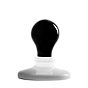 Foscarini Black Light Tischleuchte LED schwarz/weiß
