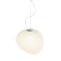 Foscarini Gregg Suspension LED blanc - commutable - ø31 cm