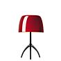 Foscarini Lumiere Table Lamp Grande black chrome/red - with switch