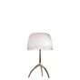 Foscarini Lumiere Table Lamp Piccola champagne/checkered - with dimmer