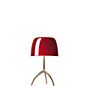 Foscarini Lumiere Table Lamp Piccola champagne/red - with switch