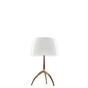 Foscarini Lumiere Table Lamp Piccola champagne/white - with dimmer