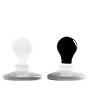 Foscarini White Light + Black Light Tischleuchten LED weiß + schwarz/weiß