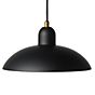 Fritz Hansen KAISER idell™ 6631-P, lámpara de suspensión negro mate/latón