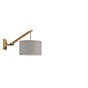 Good & Mojo Andes Wall Light with arm natural/light grey, ø32 cm, D.43 cm , discontinued product