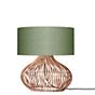 Good & Mojo Kalahari Lampada da tavolo naturale/verde - 47 cm