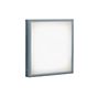Helestra Scala Wall Light LED stainless steel - 32 x 32 cm