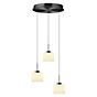 Hell Abby Hanglamp LED Cluster - 3-lichts antraciet mat