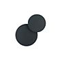 Hell Tilda Wall Light LED round - 2 lamps black