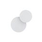 Hell Tilda Wall Light LED round - 2 lamps white