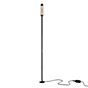 IP44.DE Reed Connect, sobremuro LED negro - 175 cm