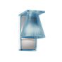 Kartell Light-Air Wandleuchte blau mit Prägemuster