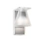 Kartell Light-Air, lámpara de pared cristalino con motivo en relieve