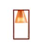 Kartell Light-Air, lámpara de sobremesa rosa con motivo en relieve