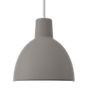 Louis Poulsen Toldbod, lámpara de suspensión gris claro - ø25 cm