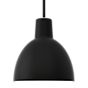 Louis Poulsen Toldbod, lámpara de suspensión negro - ø25 cm