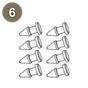 Luceplan Spare Parts for Costanza Tavolo with fixed stem and switch No. 6, set of press studs (8 pcs)