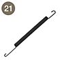 Luceplan Spare parts Berenice black Part no. 21: spring for lower arm for Berenice Terra