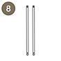 Luceplan Spare Parts for Costanza Sospensione with telescopic stem No. 8, rods for lamp shade (2 pieces)