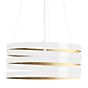 Marchetti Band S50 Hanglamp wit/goud